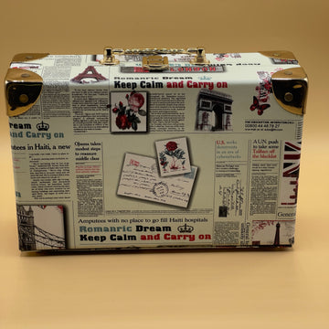 Malta Box Bag- Newspaper Box bag